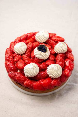Tarte aux fraises - 4 pers.